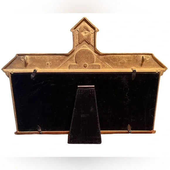 Solid Brass Never Used School House 12 Grade Photo Picture Frame - Picture 6 of 6
